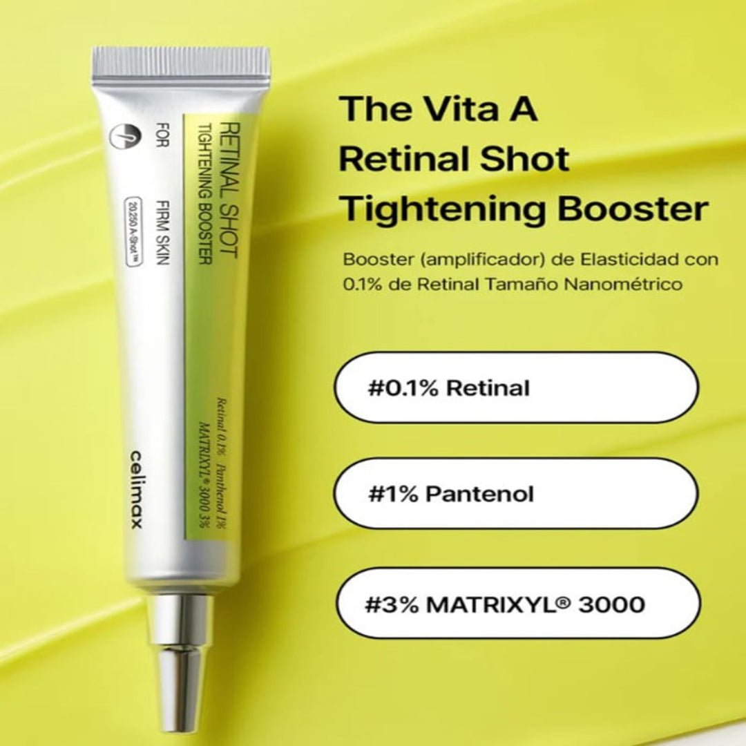 Crema Facial Coreana Celimax Retinal Shot — Piel Firme, Lisa y Luminosa