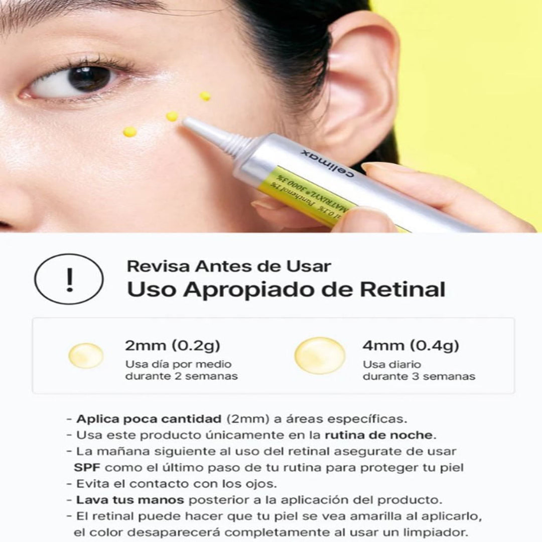 Crema Facial Coreana Celimax Retinal Shot — Piel Firme, Lisa y Luminosa